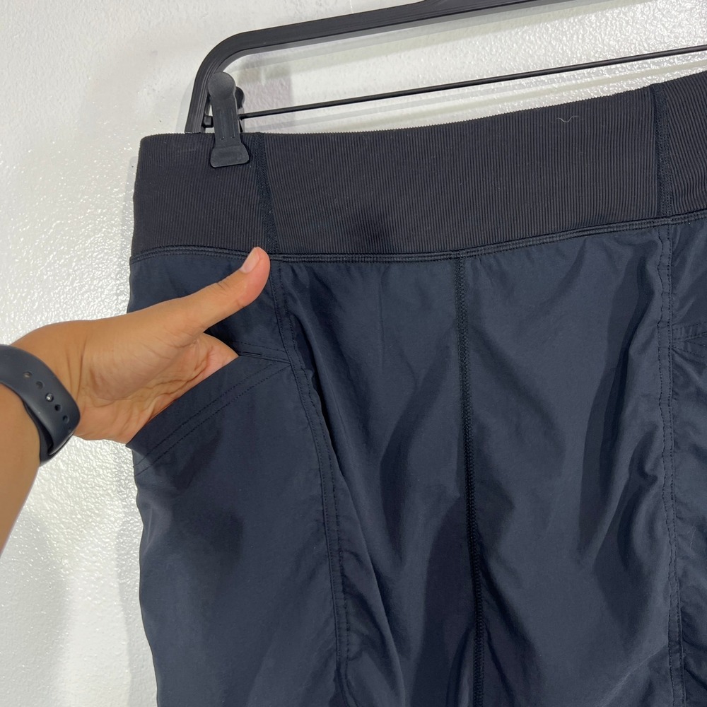 prAna Black Active Skort L | Built-In Shorts |‎ Hiking Travel Athleisure Skirt - Picture 6 of 11